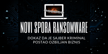 Novi Spora ransomware - dokaz da je sajber kriminal postao ozbiljan biznis