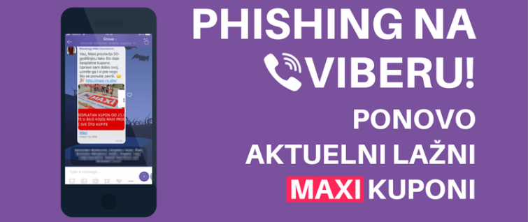 Phishing na Viberu! Ponovo aktuelni lažni Maxi kuponi