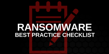 Ransomware best practice checklist