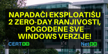 Napadači eksploatišu dve zero-day ranjivosti, pogođene sve Windows verzije!