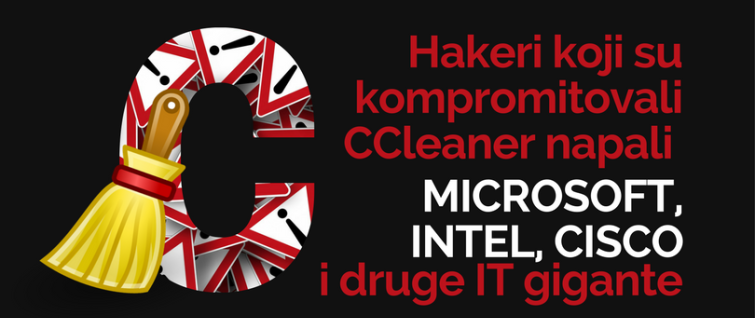 Hakeri koji su kompromitovali CCleaner napali Microsoft, Intel, Cisco i druge IT gigante