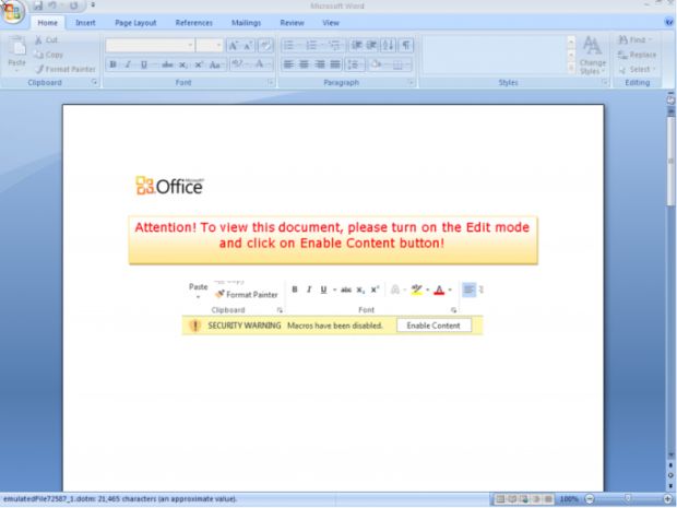 MS Office 365 Ransomware